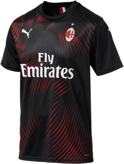 [755886-03] Mens Puma AC MILAN AWAY SHIRT REPLICA SHORT SLEEVE