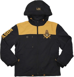Big Boy Mason Divine S5 Hooded Mens Windbreaker Jacket [Black] - ID#3872-15-207-0-0