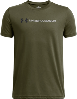 Under Armour Boys' Logo Wordmark Short Sleeve T Shirt : Clothing, Shoes & Jewelry