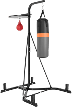Costway Heavy Duty Boxing Punching Stand W/Heavy Bag & Speed Bag Sandbag Rack Home Gym