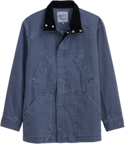 Aaron Utility Jacket in Recycled Denim