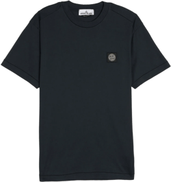 Compass Patch Logo T-Shirt, Navy Blue