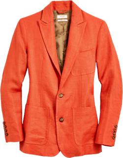 Linen Two Button Blazer