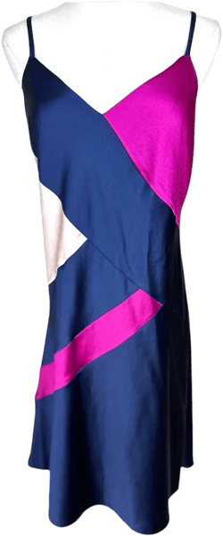 Trina Turk Miraculous Color Block Slip Dress Size XXLarge