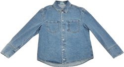 Bally 6302919 Men's Light Blue Denim Jacket Size L MSRP $1350