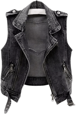 Alr™ Women's Slim Fit Denim Vest – Punk Rock Style