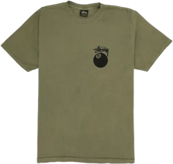 Stussy 8 Ball Pigment Dyed Tee Olive