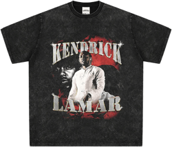 Kendrick Lamar T Shirts Homage Kendrick Lamar Loose Cotton Short Sleeves
