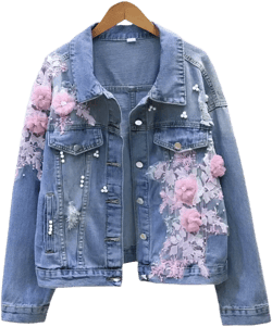 Flowery Women's Denim Jacket