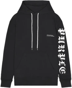 PURPLE Brand Logo Hoodie - Black Beauty