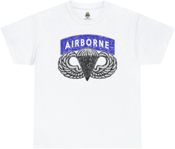 Custom Airborne Blue White Edition Standard Fit Shirt