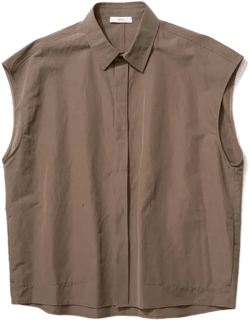 SILK LINEN SHANTUNG | SHIRT VEST
