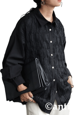 Mesh Lace Shirt Ladies
