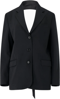 Back Cut Out Bow Jacket