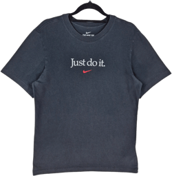 Nike Black JDI Slim Cotton Tee Shirt Size S