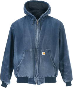 Active Hooded Jacket - Washed Navy
