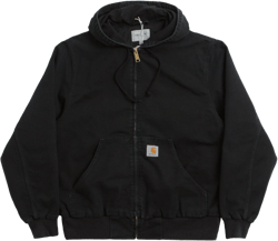 Carhartt OG Active Jacket - Black Stone Canvas