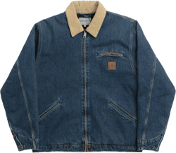 Carhartt OG Detroit Jacket - Blue / Dusty Hamilton Brown