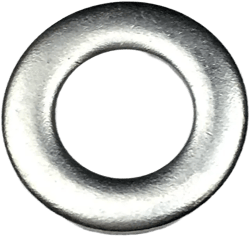 Lambretta Barrel Inlet Nut Washer in Stainless