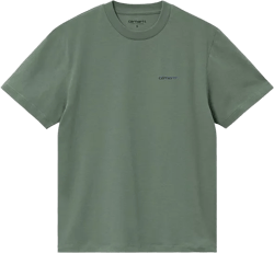 Carhartt WIP Womens S/S Script T Shirt Duck Green