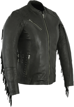 DS Women's Stylish Jacket with Fringe