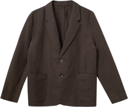 ENVER blazer linen coffee
