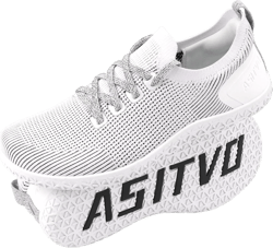 Amazon.com | ASITVO Wide Women's Barefoot Zero Drop Sole Minimalist Width Toe Box Walking Shoes Sneakers Colourful Knit Upper | Fashion Sneakers