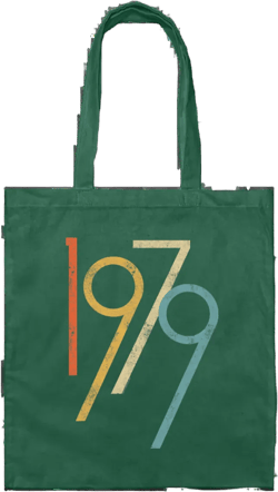 Birthday Gift Vintage 1979 Graphic Men Women Canvas Tote Bag
