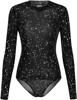 Round Neckline Star Bodysuit