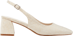 CANVAS SLINGBACKS