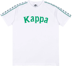 222 Banda Balima T-Shirt - White Green Tee