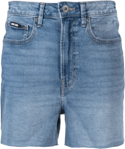 Kent high-rise denim shorts