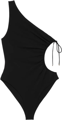 one-shoulder swimsuit