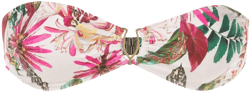 Mika botanical-print bikini top