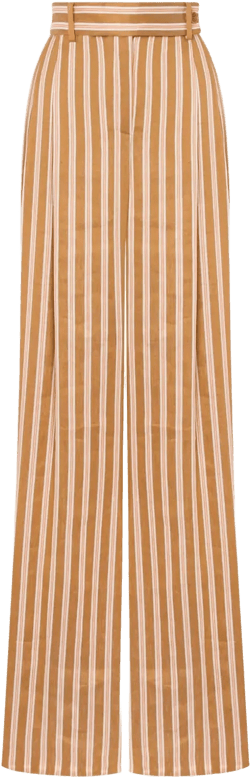 striped wide-leg trousers