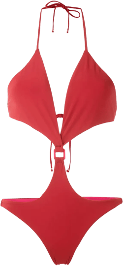cut-out swimsuit