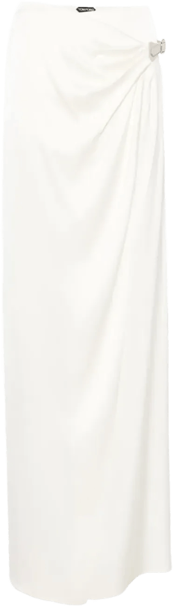 silk maxi skirt