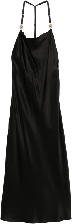 satin maxi slip dress
