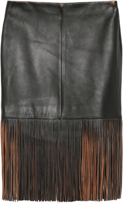 leather skirt