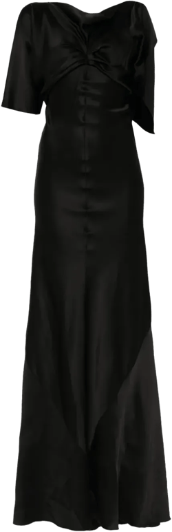 satin gown