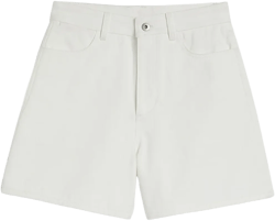 high-rise denim shorts 