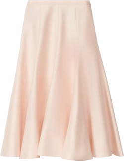 pleat-detailing midi skirt