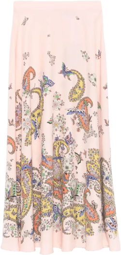 silk maxi skirt 