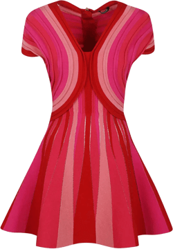 flared mini dress