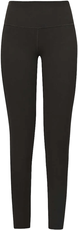 Womens Black Alosoft 7/8 High-rise Stretch-woven Leggings Xs