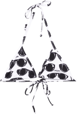 sunglasses-print bikini top