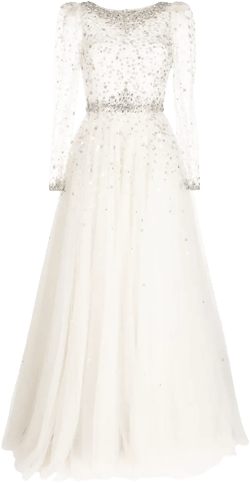 Kuda crystal-embellished gown