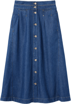 long denim skirt