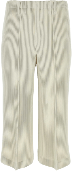 plissé bermuda shorts