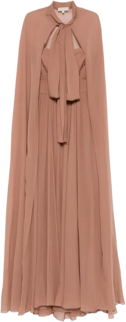 silk gown